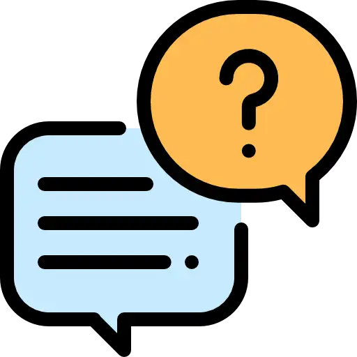 Icono de una conversacion, para representar la preguntas sobre el clima en frances.