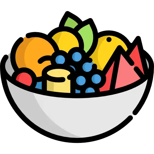 Icono de una ensalada de frutas
