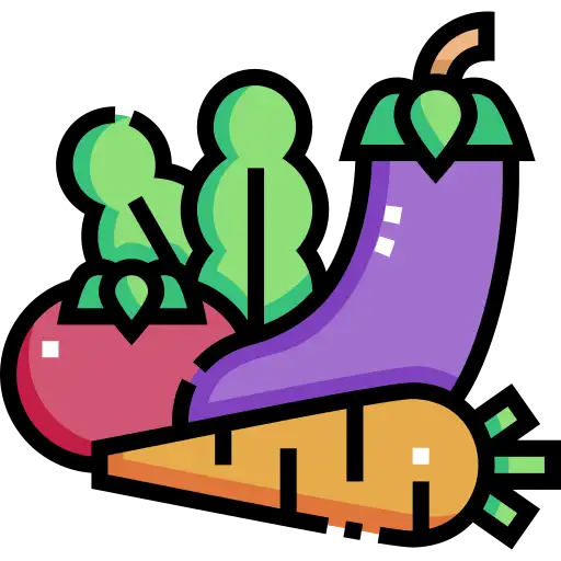 Iconon representa las verduras en frances